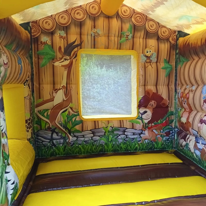 Castillo Hinchable Temático de - Kids Outdoor Zoo reseña y precio